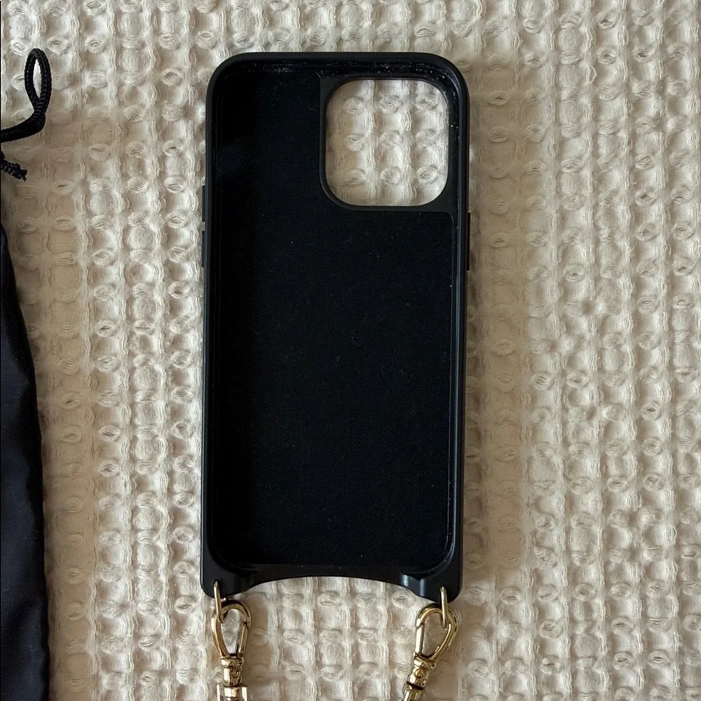 Bandolier Black Crossbody Phone Case - Picture 3 of 3